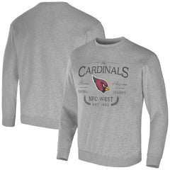 Fanatics Arizona Cardinals NFL x Darius Rucker Collection Pullover Sweatshirt Heather Gray