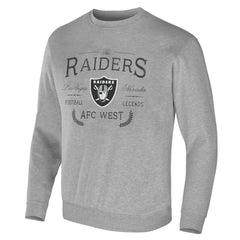 Fanatics Las Vegas Raiders NFL x Darius Rucker Collection Pullover Sweatshirt Heather Gray