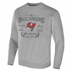 Fanatics Tampa Bay Buccaneers NFL x Darius Rucker Collection Pullover Sweatshirt Heather Gray