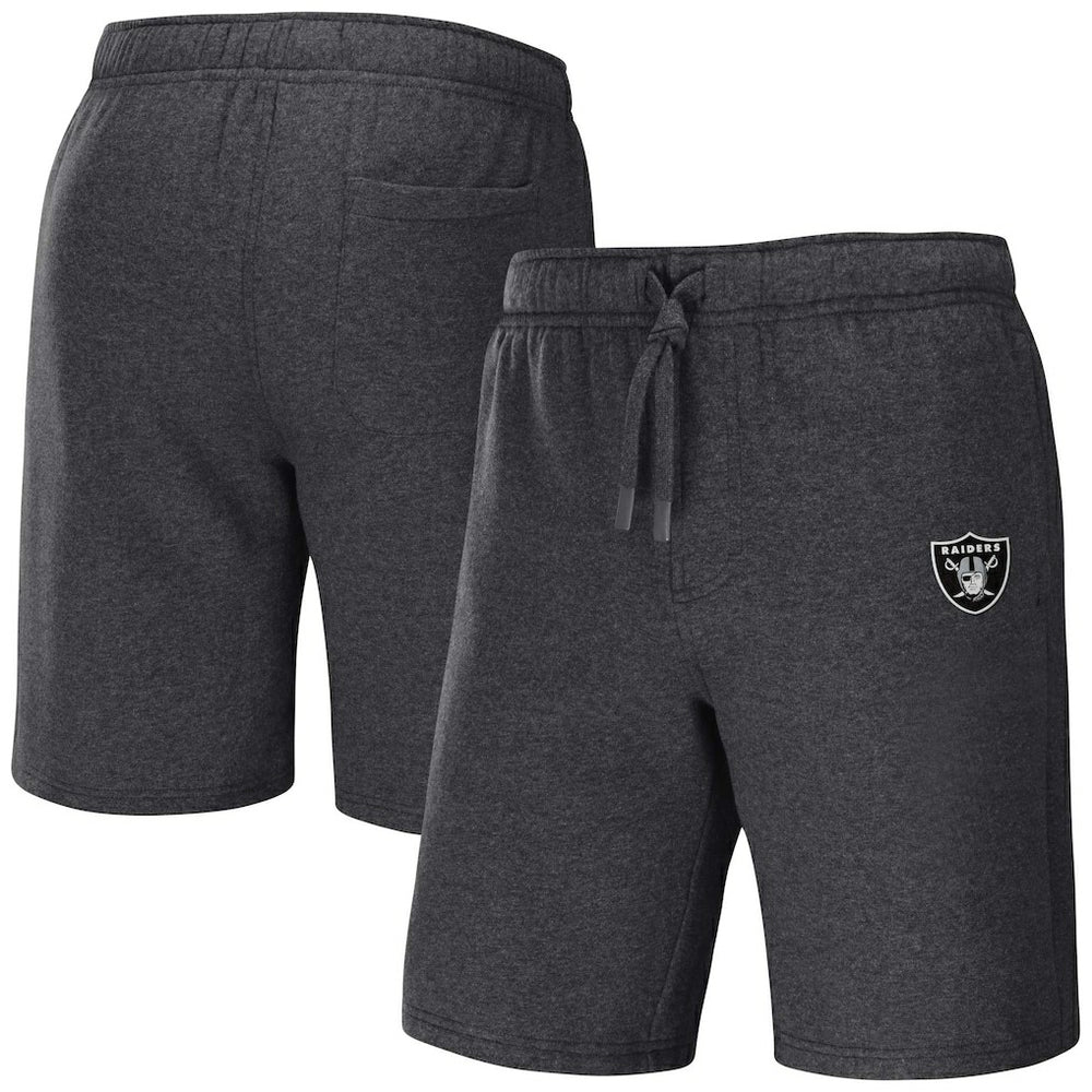 Fanatics Las Vegas Raiders NFL x Darius Rucker Collection Logo Shorts Heather Charcoal