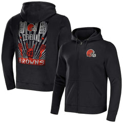 Fanatics Cleveland Browns NFL x Darius Rucker Collection Rocker Full-Zip Hoodie Black