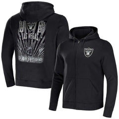 Fanatics Las Vegas Raiders NFL x Darius Rucker Collection Rocker Full-Zip Hoodie Black