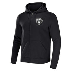 Fanatics Las Vegas Raiders NFL x Darius Rucker Collection Rocker Full-Zip Hoodie Black