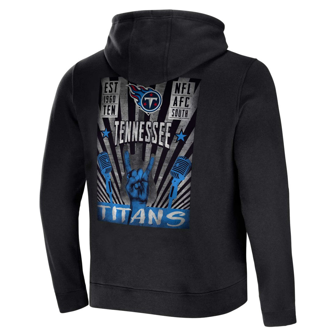 Fanatics Tennessee Titans NFL x Darius Rucker Collection Rocker Full-Zip Hoodie Black