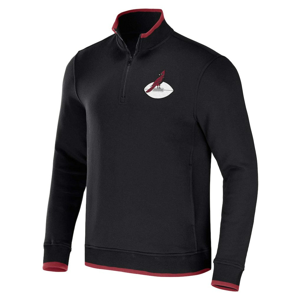 Fanatics Arizona Cardinals NFL x Darius Rucker Collection Logo Quarter-Zip Top Black
