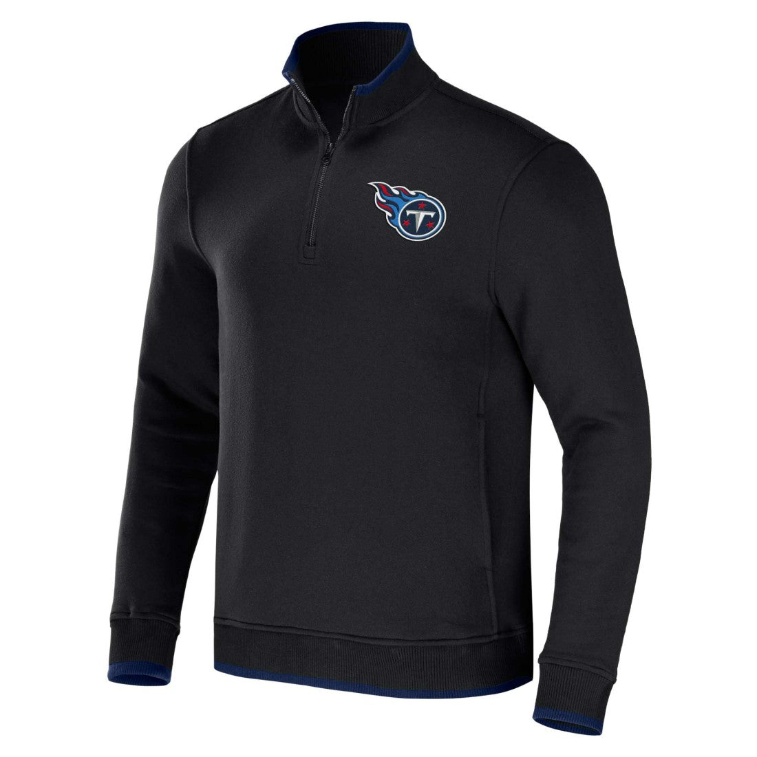 Fanatics Tennessee Titans NFL x Darius Rucker Collection Logo Quarter-Zip Top Black