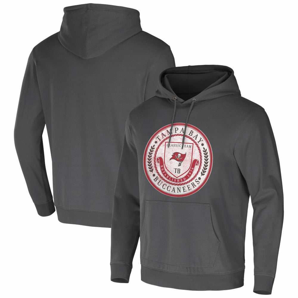 Fanatics Tampa Bay Buccaneers NFL x Darius Rucker Collection Washed Pullover Hoodie Charcoal