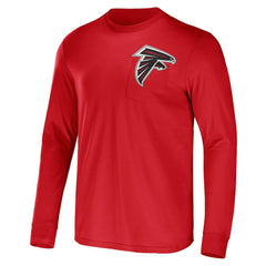 Fanatics Atlanta Falcons NFL x Darius Rucker Collection Team Long Sleeve Pocket T-Shirt Red