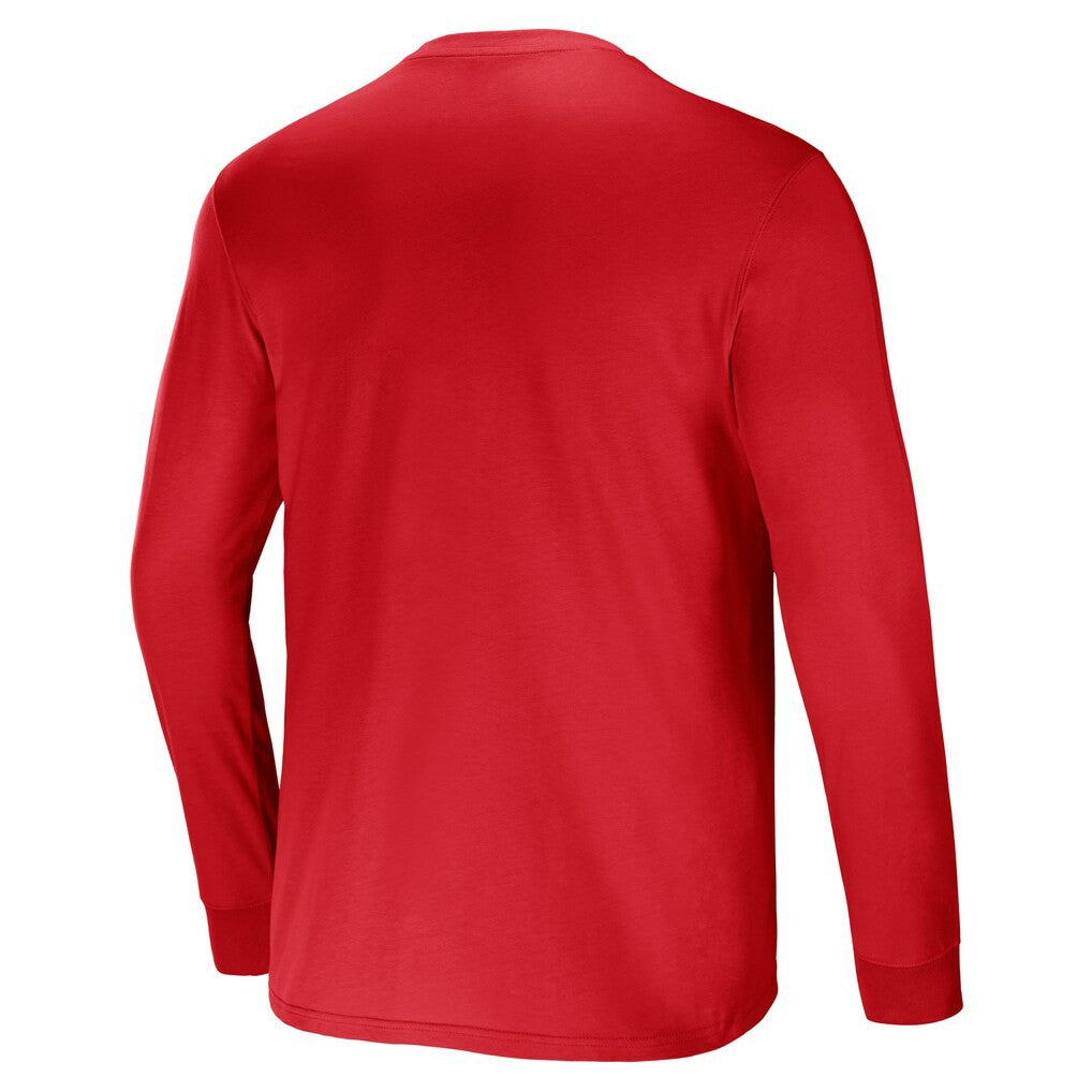 Fanatics Atlanta Falcons NFL x Darius Rucker Collection Team Long Sleeve Pocket T-Shirt Red
