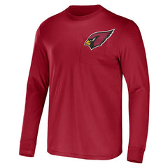 Fanatics Arizona Cardinals NFL x Darius Rucker Collection Team Long Sleeve Pocket T-Shirt Cardinal