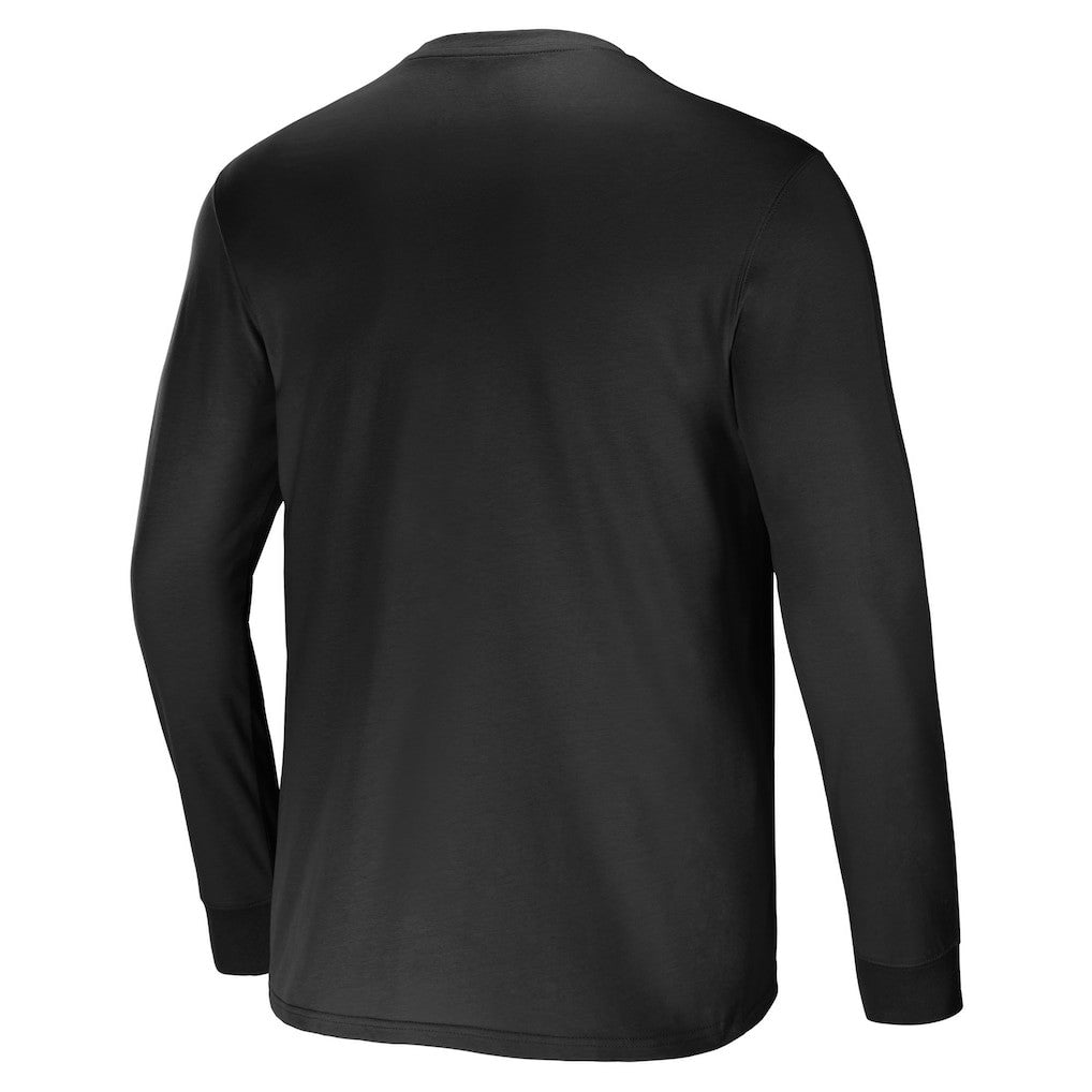 Fanatics Carolina Panthers NFL x Darius Rucker Collection Team Long Sleeve Pocket T-Shirt Black