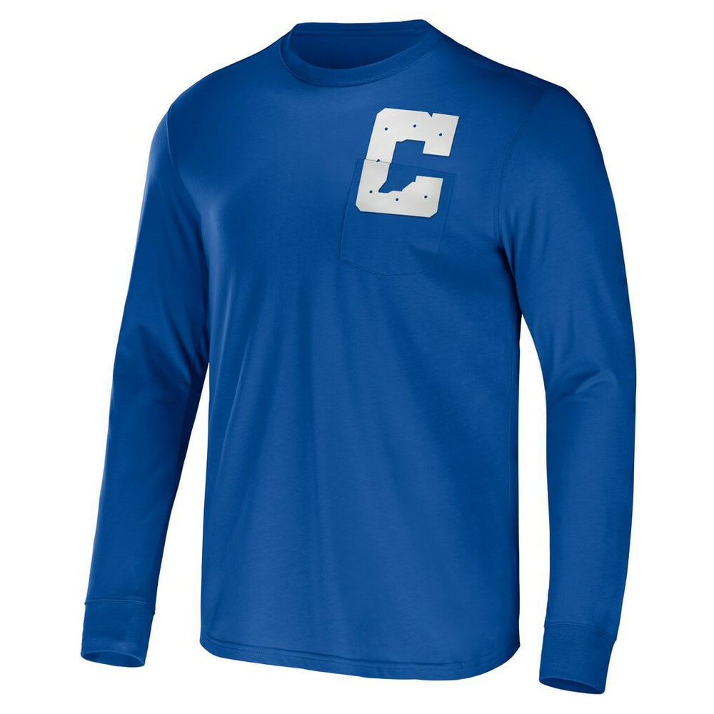 Fanatics Indianapolis Colts NFL x Darius Rucker Collection Team Long Sleeve Pocket T-Shirt Blue