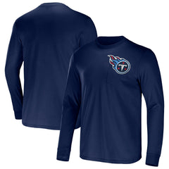 Fanatics Tennessee Titans NFL x Darius Rucker Collection Team Long Sleeve Pocket T-Shirt Navy