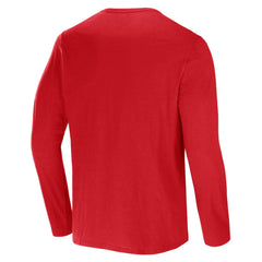 Fanatics Tampa Bay Buccaneers NFL x Darius Rucker Collection Slub Jersey Henley Long Sleeve T-Shirt Red