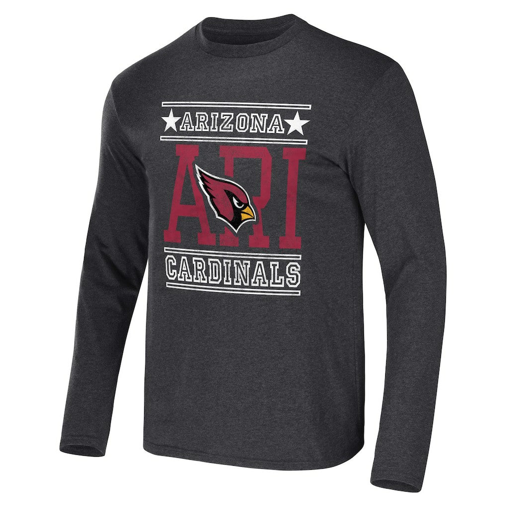 Fanatics Arizona Cardinals NFL x Darius Rucker Collection Long Sleeve T-Shirt Heathered Charcoal