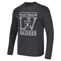 Fanatics Las Vegas Raiders NFL x Darius Rucker Collection Long Sleeve T-Shirt Heathered Charcoal