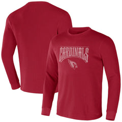 Fanatics Arizona Cardinals NFL x Darius Rucker Collection Long Sleeve Thermal T-Shirt Cardinal