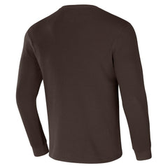 Fanatics Cleveland Browns NFL x Darius Rucker Collection Long Sleeve Thermal T-Shirt Brown