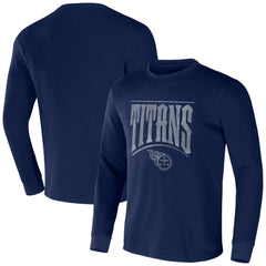 Fanatics Tennessee Titans NFL x Darius Rucker Collection Long Sleeve Thermal T-Shirt Navy