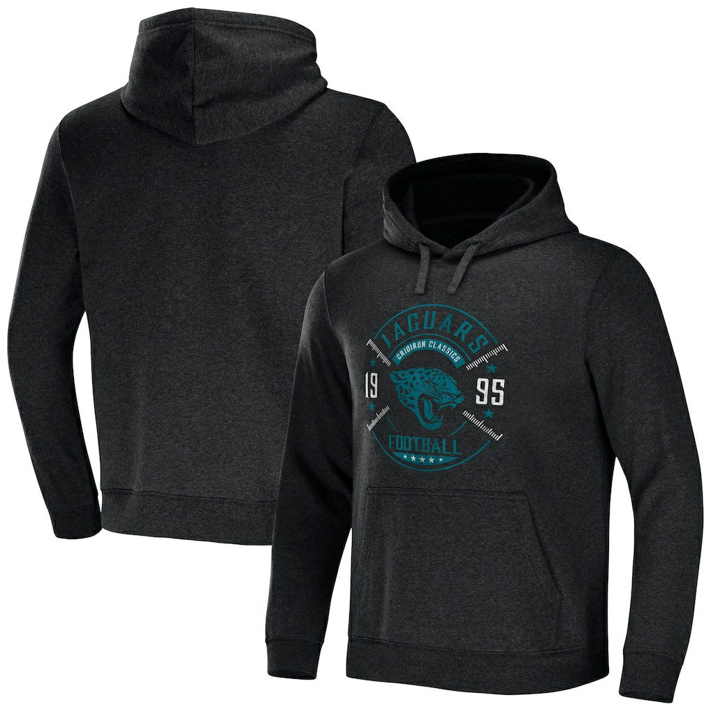 Fanatics Jacksonville Jaguars NFL x Darius Rucker Collection Radar Pullover Hoodie Heather Charcoal