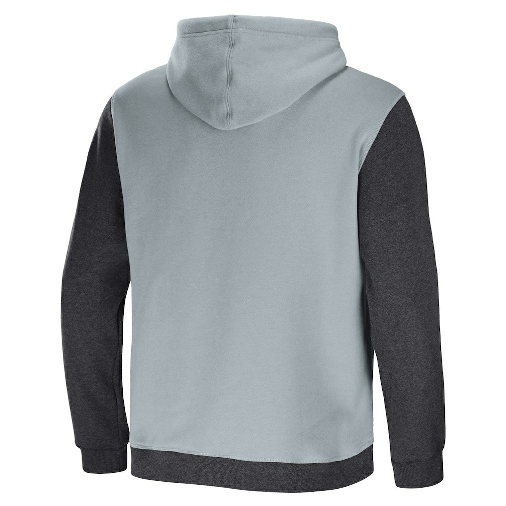 Fanatics Las Vegas Raiders NFL x Darius Rucker Collection Colorblock Pullover Hoodie Gray/Charcoal