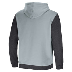 Fanatics Las Vegas Raiders NFL x Darius Rucker Collection Colorblock Pullover Hoodie Gray/Charcoal