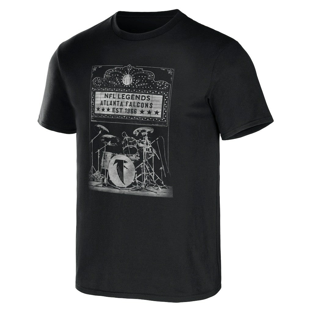 Fanatics Atlanta Falcons NFL x Darius Rucker Collection Band T-Shirt Black