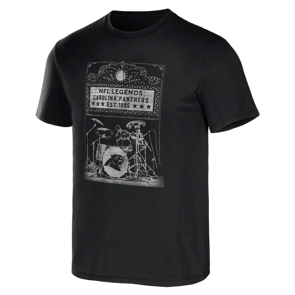 Fanatics Carolina Panthers NFL x Darius Rucker Collection Band T-Shirt Black