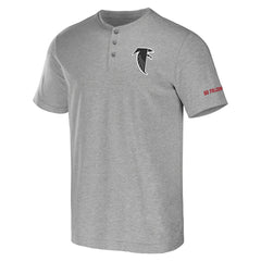 Fanatics Atlanta Falcons NFL x Darius Rucker Collection Henley T-Shirt Heather Gray