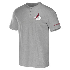 Fanatics Arizona Cardinals NFL x Darius Rucker Collection Henley T-Shirt Heather Gray