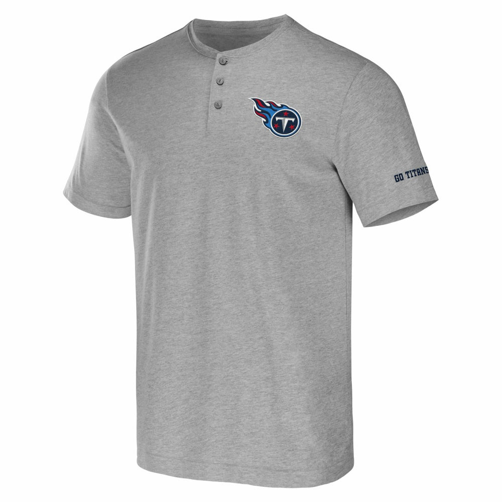 Fanatics Tennessee Titans NFL x Darius Rucker Collection Henley T-Shirt Heather Gray