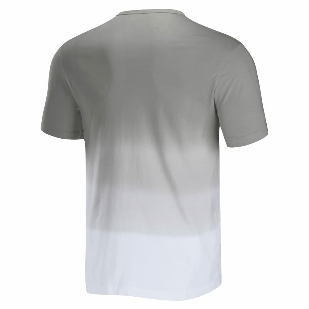 Fanatics Las Vegas Raiders NFL x Darius Rucker Collection Dip Dye Pocket T-Shirt Silver/White