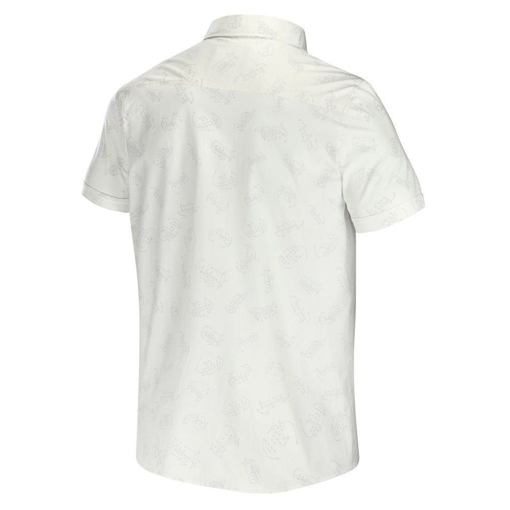 Fanatics Cincinnati Bengals NFL x Darius Rucker Collection Woven Button-Up T-Shirt White