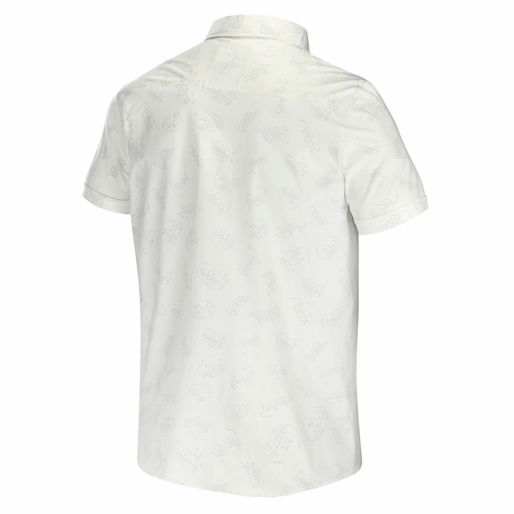 Fanatics New York Giants NFL x Darius Rucker Collection Woven Button-Up T-Shirt White