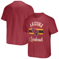 Fanatics Arizona Cardinals NFL x Darius Rucker Collection Stripe T-Shirt Cardinal