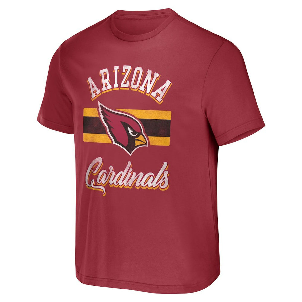 Fanatics Arizona Cardinals NFL x Darius Rucker Collection Stripe T-Shirt Cardinal