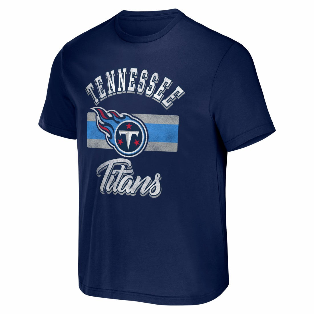 Fanatics Tennessee Titans NFL x Darius Rucker Collection Stripe T-Shirt Navy