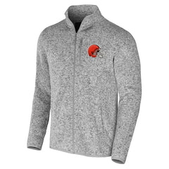Fanatics Cleveland Browns NFL x Darius Rucker Collection Fleece Full-Zip Jacket Heather Gray