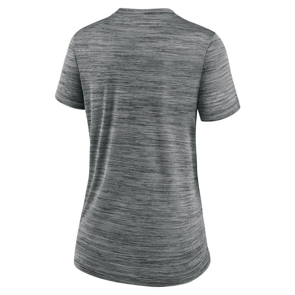 Chicago White Sox Nike Women's City Connect Velocity Practice Performance V-Neck T-Shirt - Gray - Nike on Sale