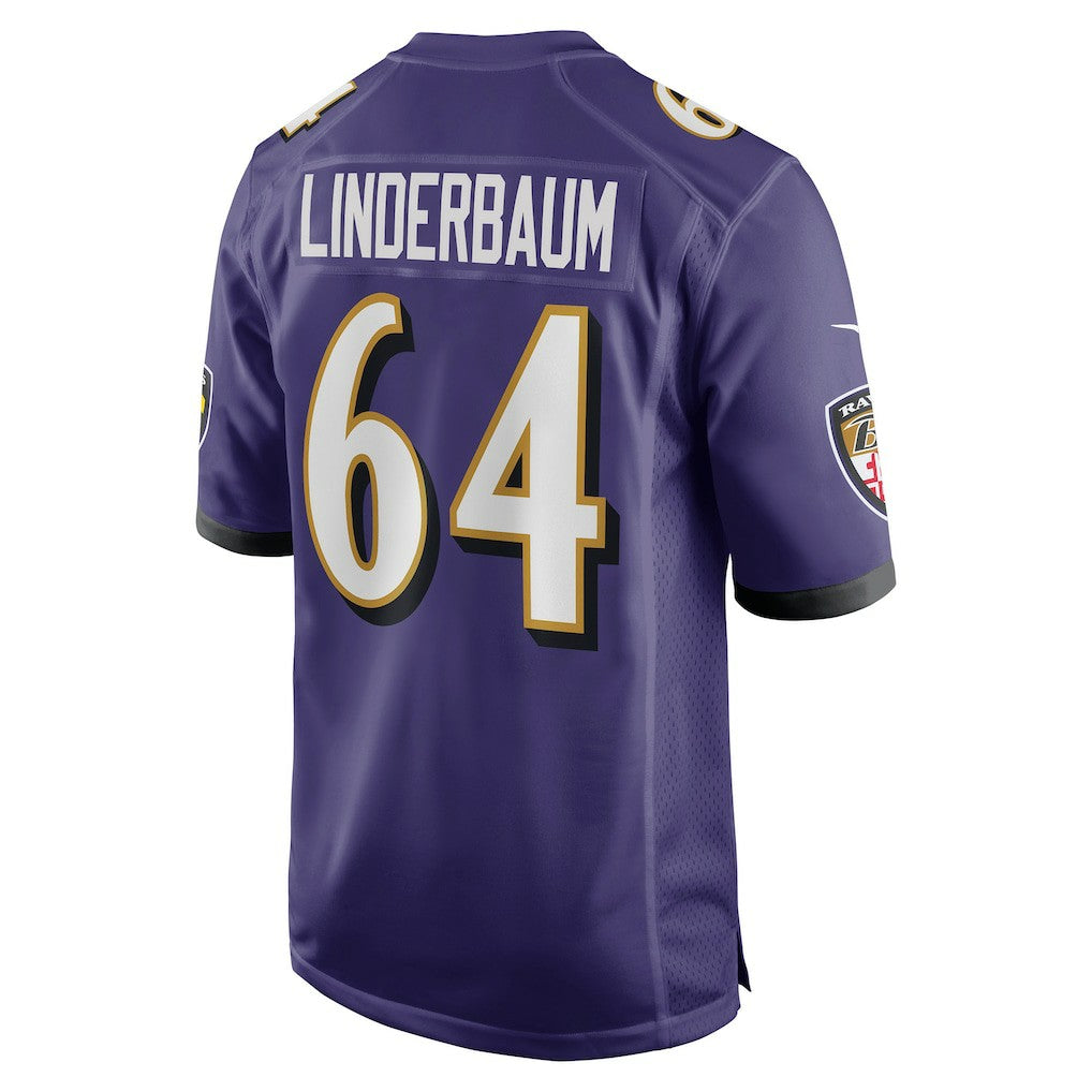 Nike Tyler Linderbaum Baltimore Ravens Player Game Jersey Purple