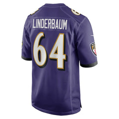 Nike Tyler Linderbaum Baltimore Ravens Player Game Jersey Purple
