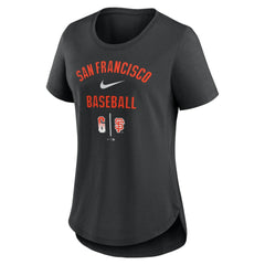 San Francisco Giants Nike Women's City Connect Tri-Blend T-Shirt - Black - Nike on Sale