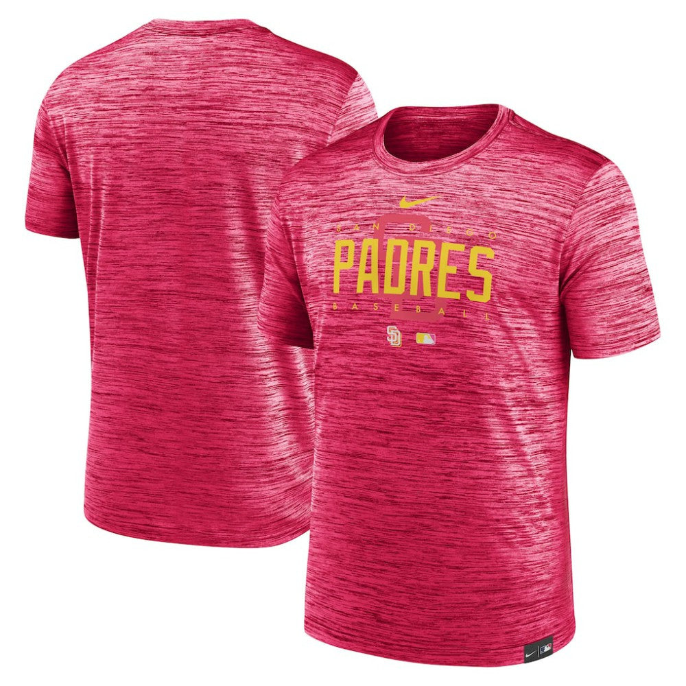 San Diego Padres Nike City Connect Velocity Practice Performance T-Shirt - Pink - Nike Sale