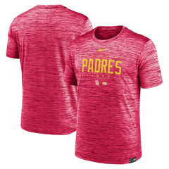 San Diego Padres Nike City Connect Velocity Practice Performance T-Shirt - Pink - Nike Sale