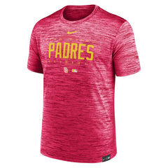 San Diego Padres Nike City Connect Velocity Practice Performance T-Shirt - Pink - Nike Sale