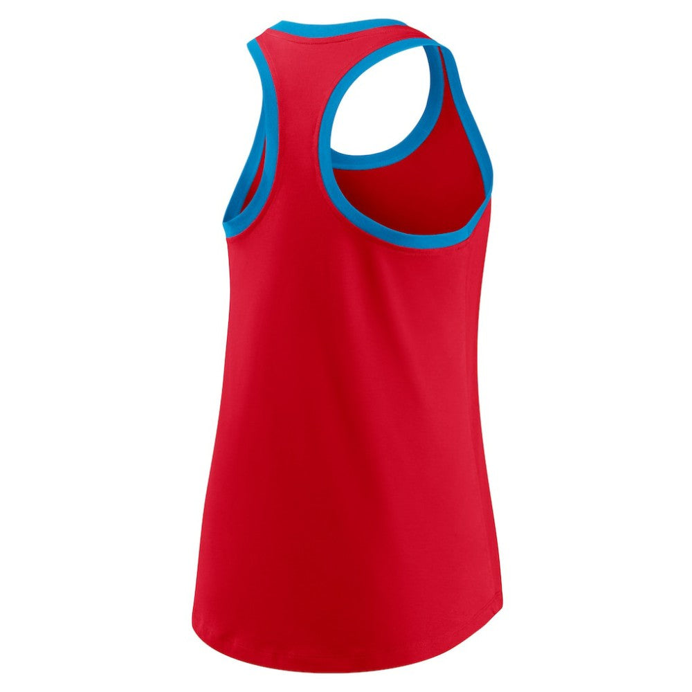 Miami Marlins Nike Women's City Connect Tri-Blend Tank Top - Red - Nike Lifestyle