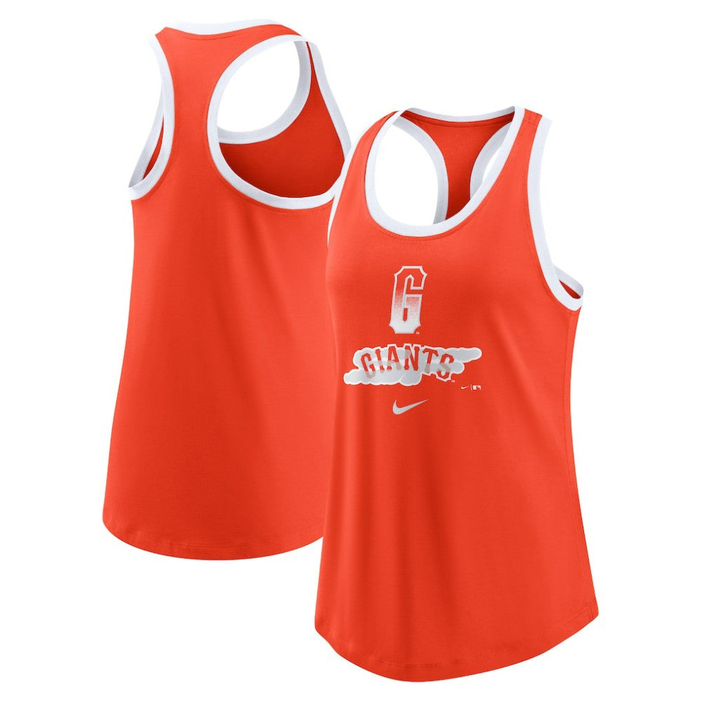 San Francisco Giants Nike Women's City Connect Tri-Blend Tank Top - Orange - Nike Lifestyle