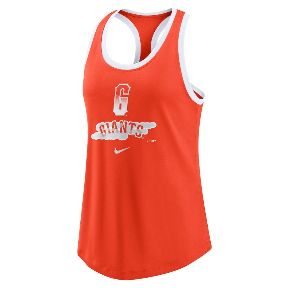 San Francisco Giants Nike Women's City Connect Tri-Blend Tank Top - Orange - Nike Lifestyle