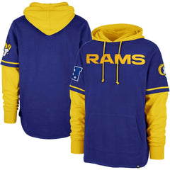 47 brand Los Angeles Rams '47 Shortstop Pullover Hoodie Royal