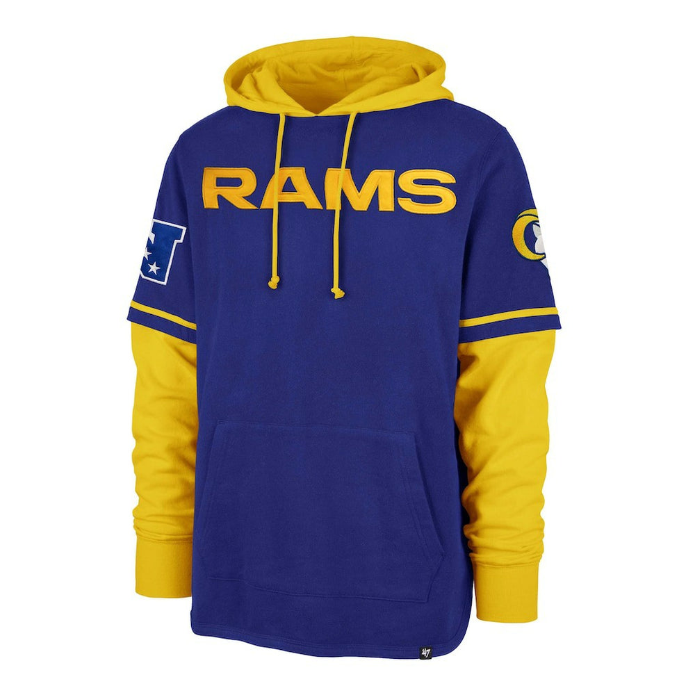 47 brand Los Angeles Rams '47 Shortstop Pullover Hoodie Royal